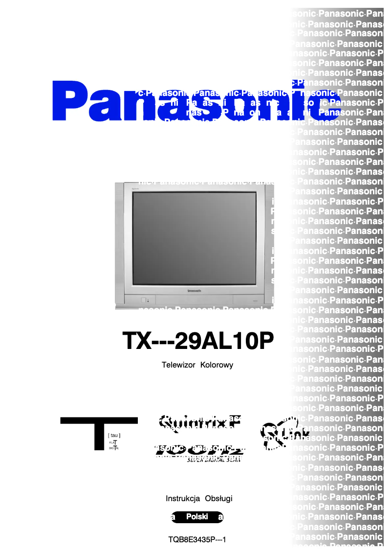 Imagen de la primera página del manual del dispositivo TX-29AL10P