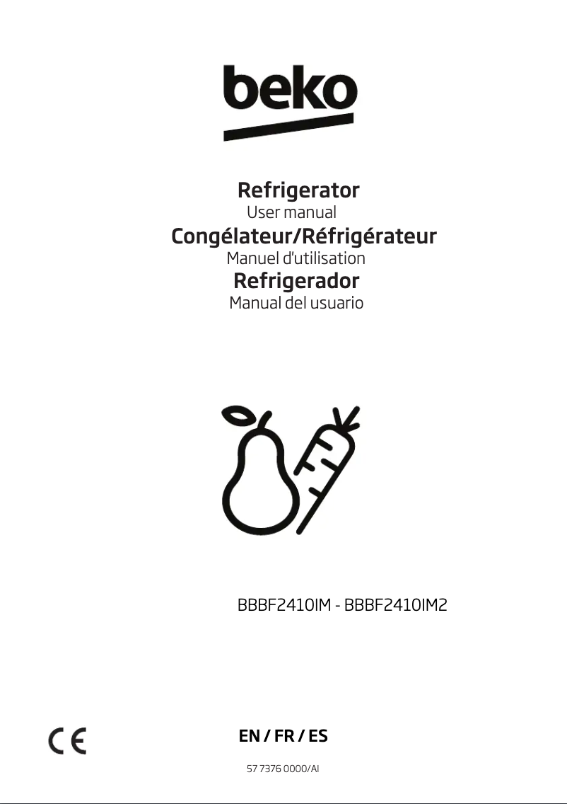 Imagen de la primera página del manual del dispositivo BBBF2410IM2