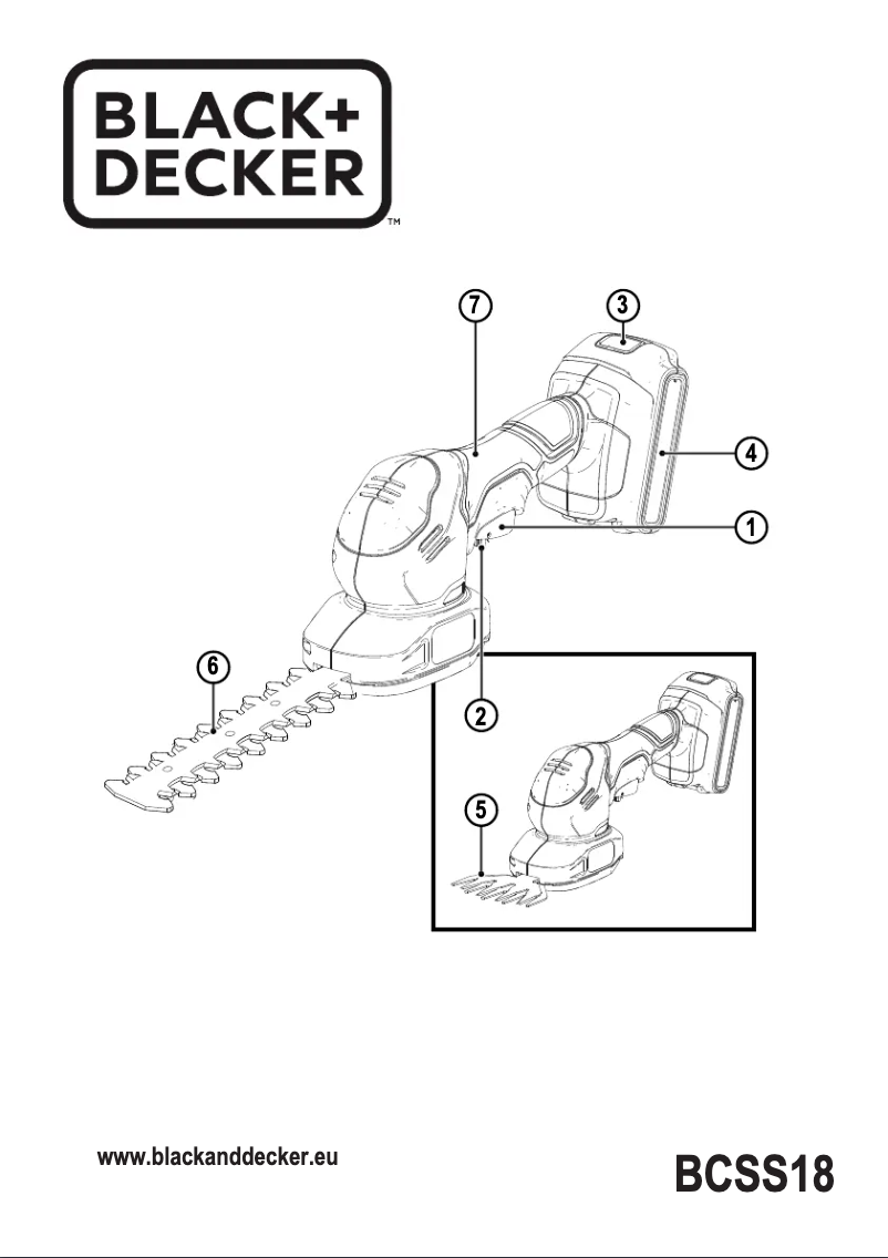 Imagen de la primera página del manual del dispositivo BCSS18D1