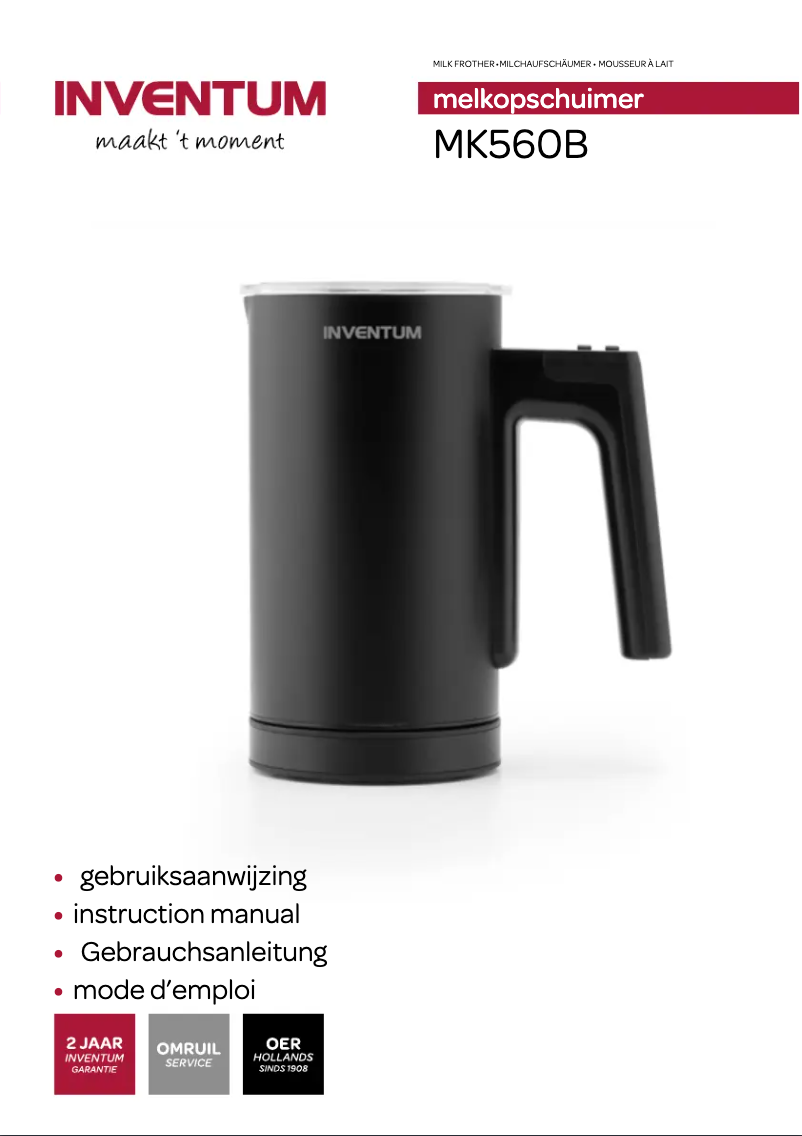 Página 1 del manual Manual de usuario Inventum MK560B