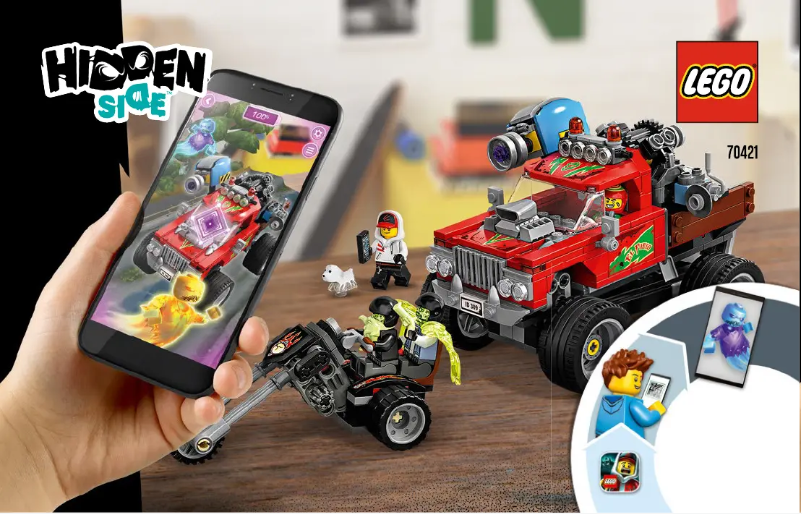 Imagen de la primera página del manual del dispositivo Hidden Side 70421