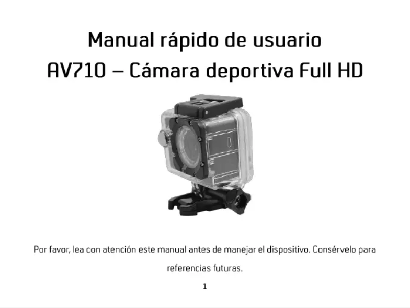 Página 1 del manual Manual de usuario Avenzo AV710