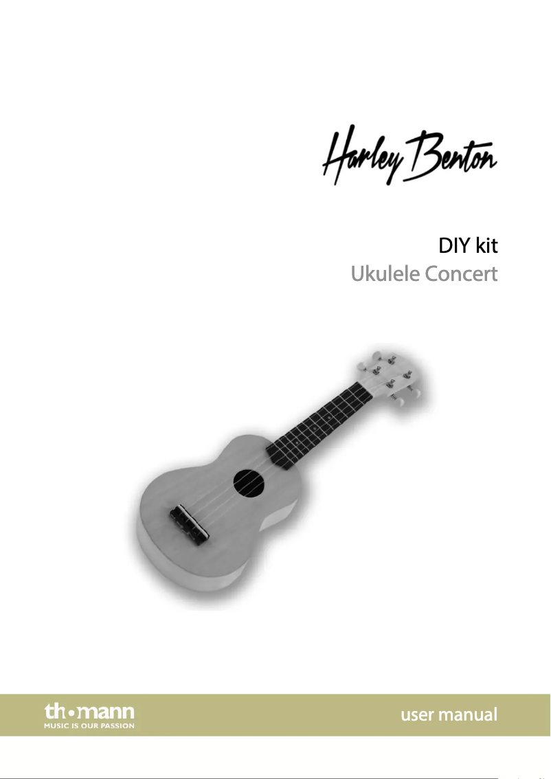 Página 1 del manual Manual de usuario Harley Benton DIY-Kit