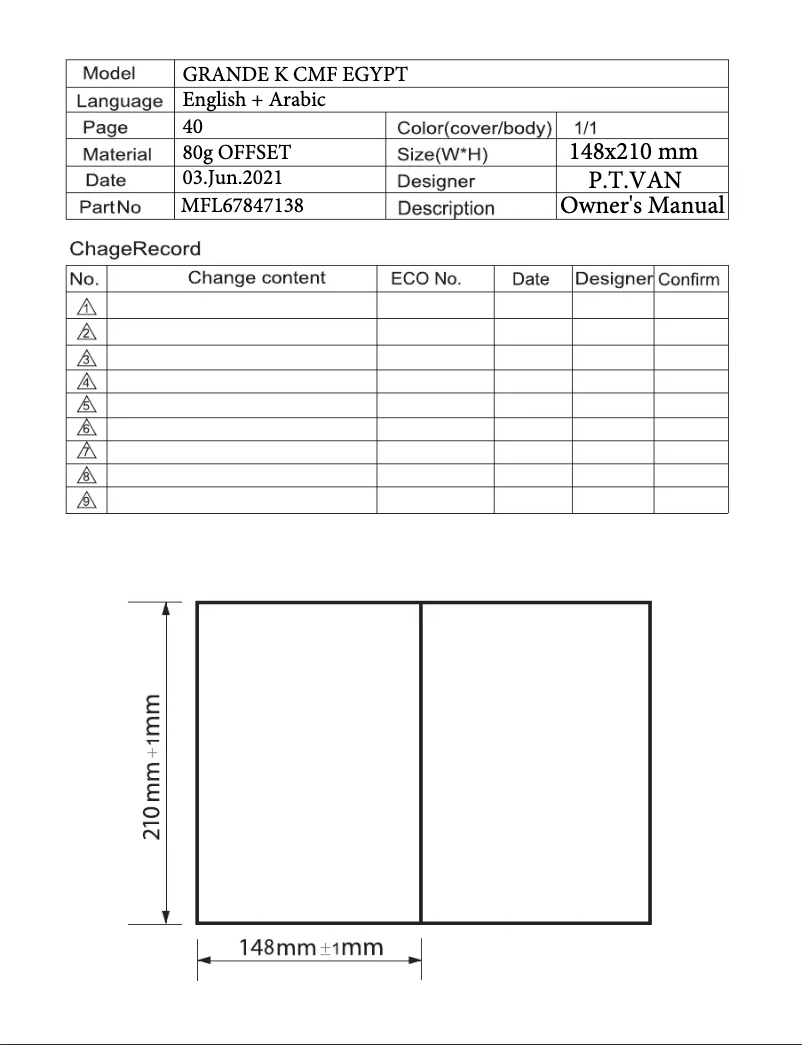 Imagen de la primera página del manual del dispositivo VC5420NNTR