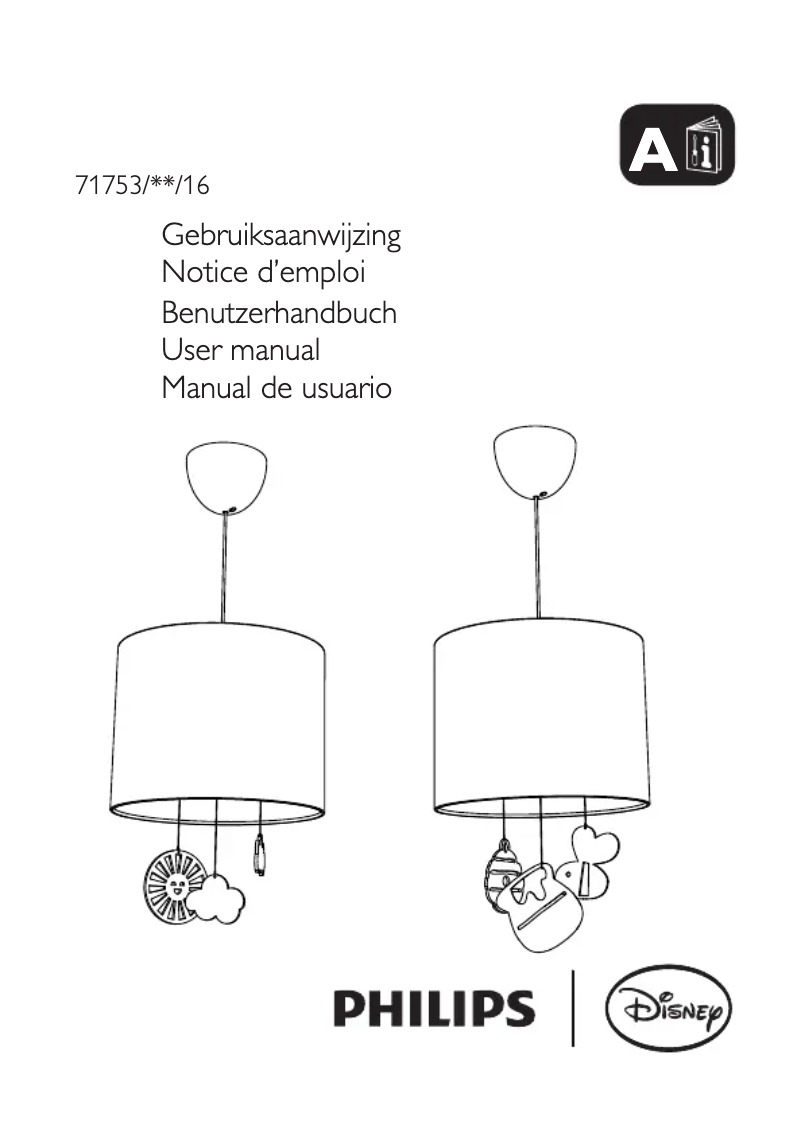Imagen de la primera página del manual del dispositivo Disney 71753/30/16