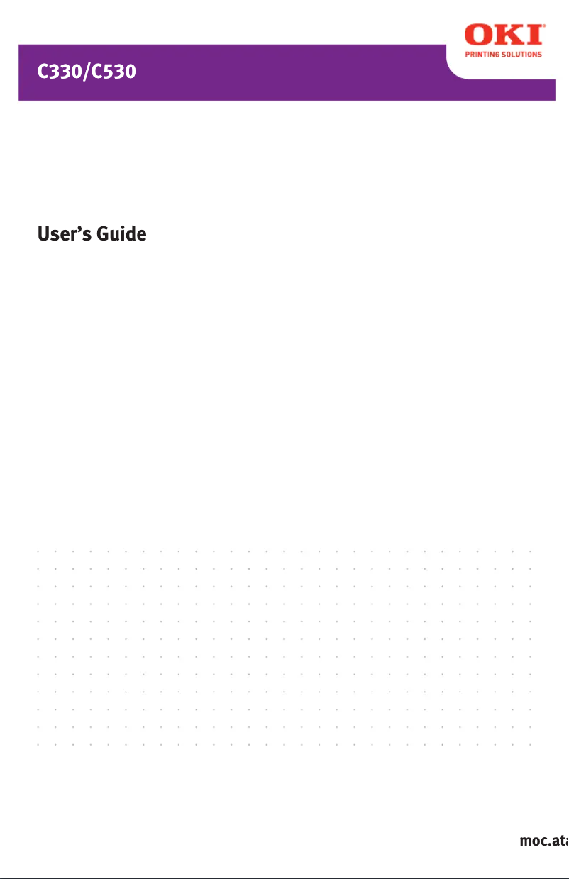 Página nº 1 - Manual de usuario OKI C330