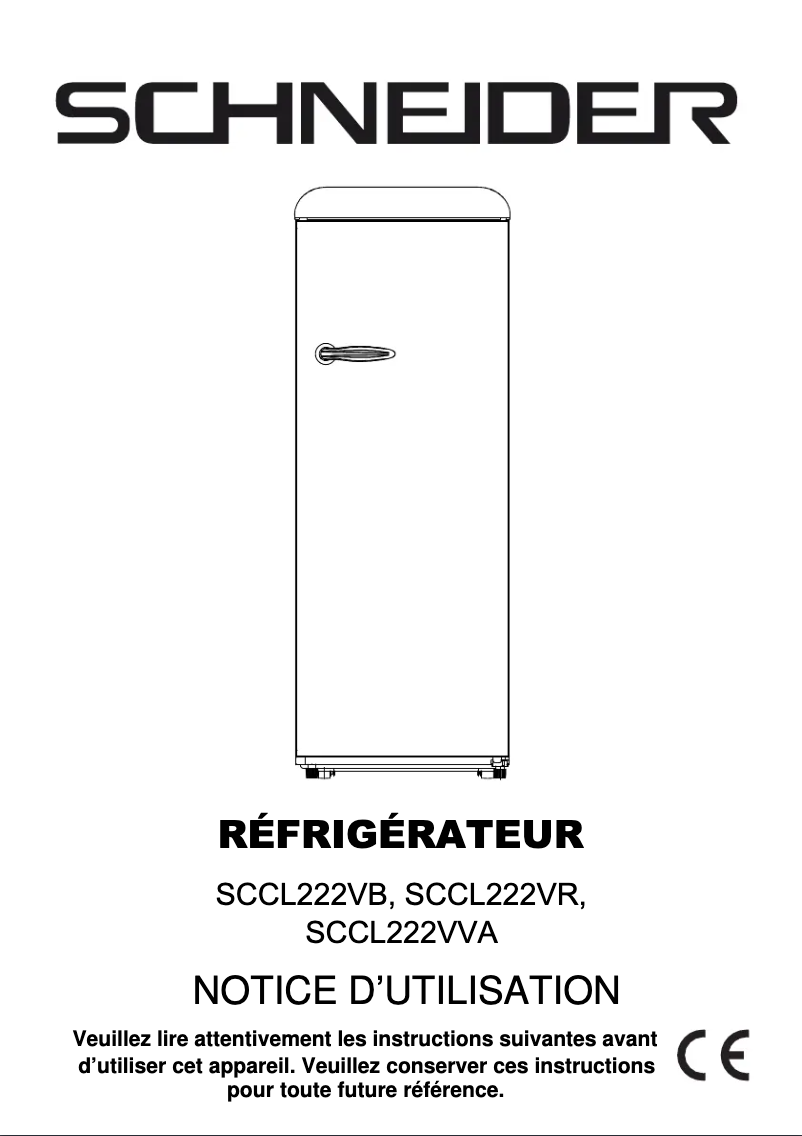 Imagen de la primera página del manual del dispositivo SCCL222VCR