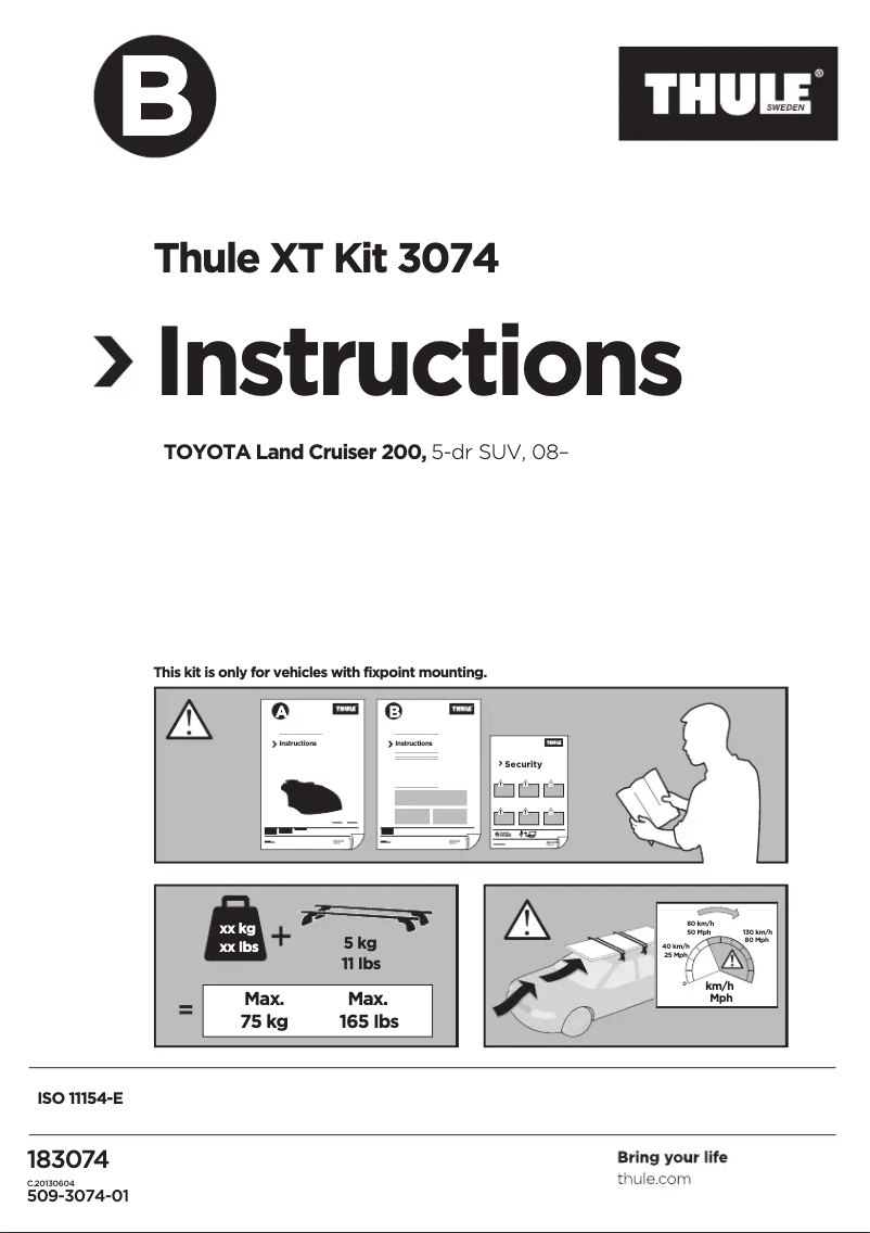 Imagen de la primera página del manual del dispositivo XT Kit 3074