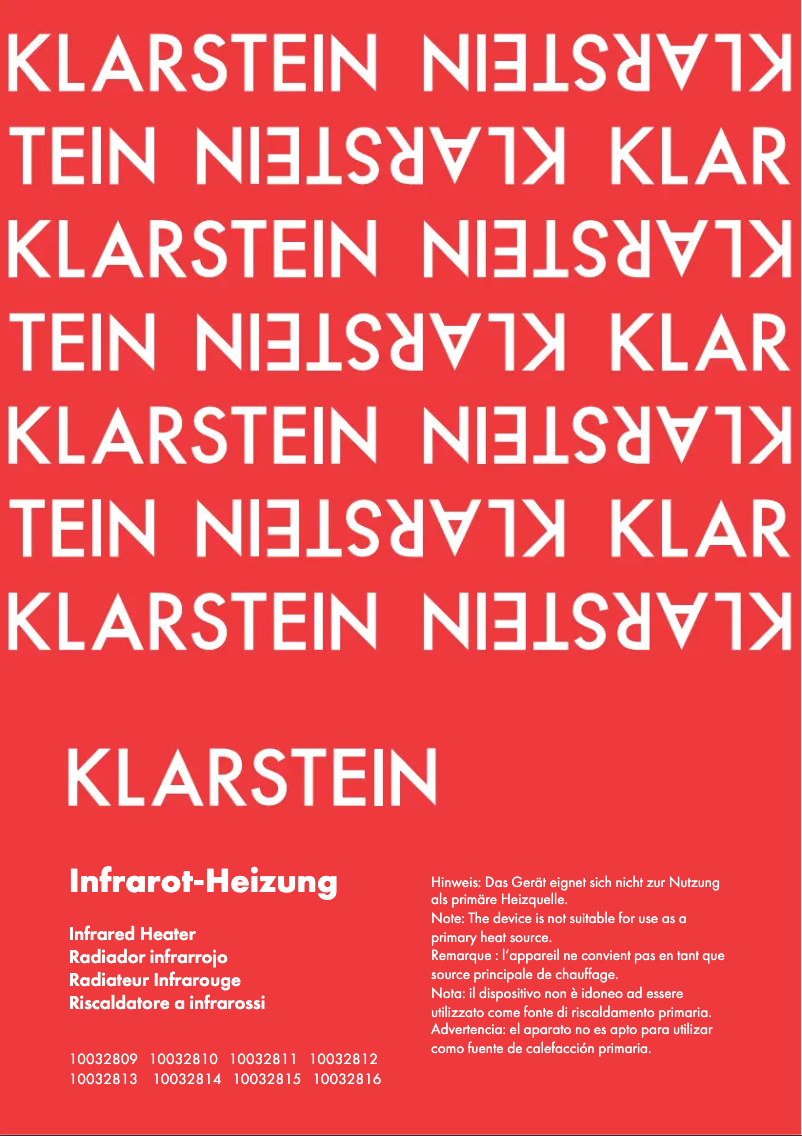 Imagen de la primera página del manual del dispositivo 10032813