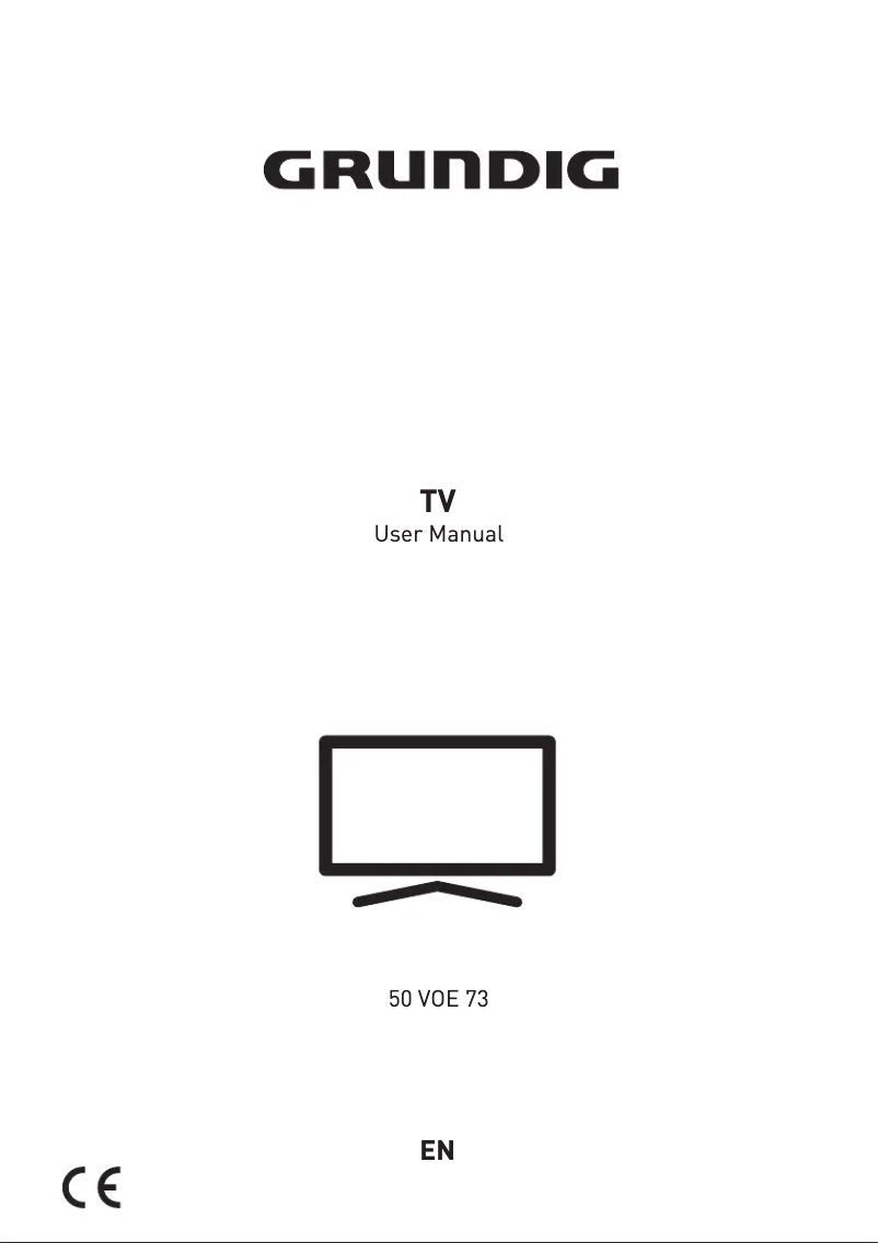 Página 1 del manual Manual de usuario Grundig 50 VOE 73
