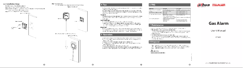 Página 1 del manual Manual de usuario Dahua Technology HY-GB40A