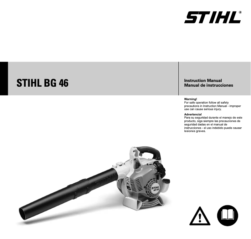 Página 1 del manual Manual de usuario Stihl BG 46
