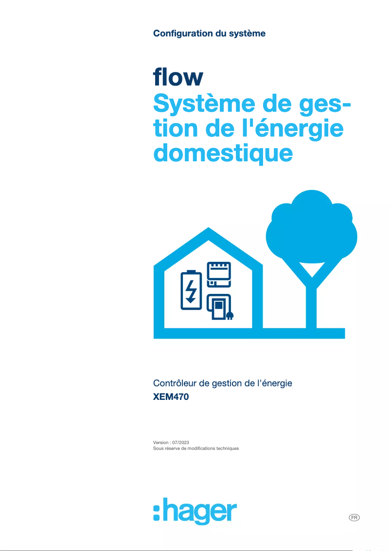 Página nº 1 - Manual de usuario Hager XEM470