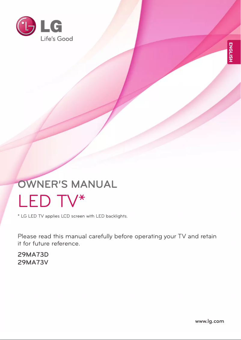 Página nº 1 - Manual de usuario LG 29MA73V