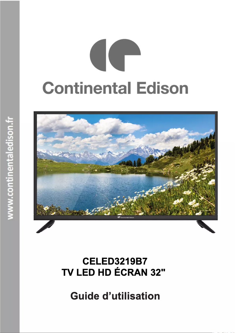 Página 1 del manual Manual de usuario Continental Edison CELED3219B7