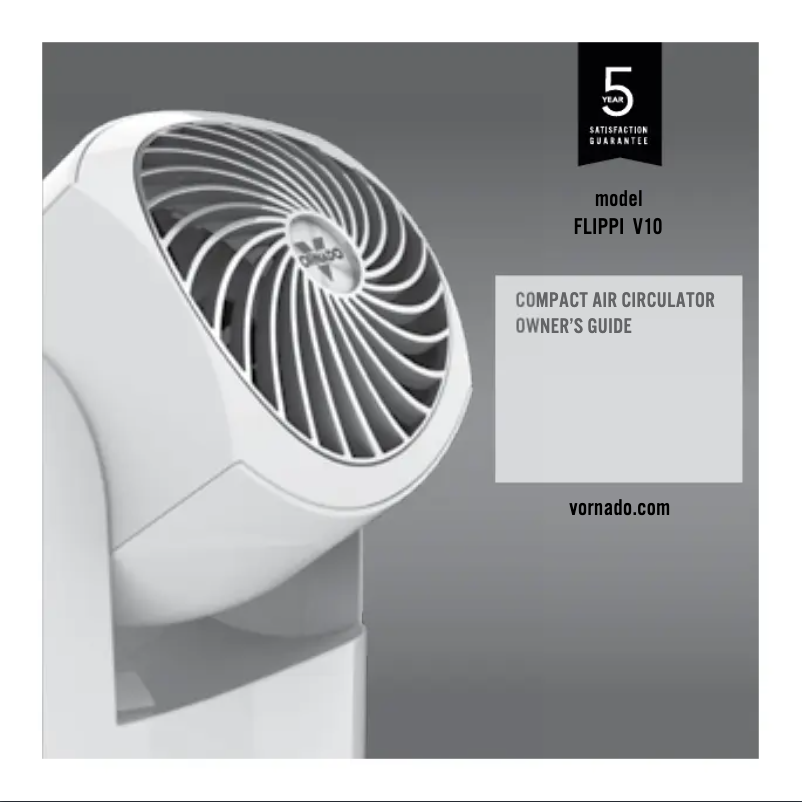 Página nº 1 - Manual de usuario Vornado Flippi V10