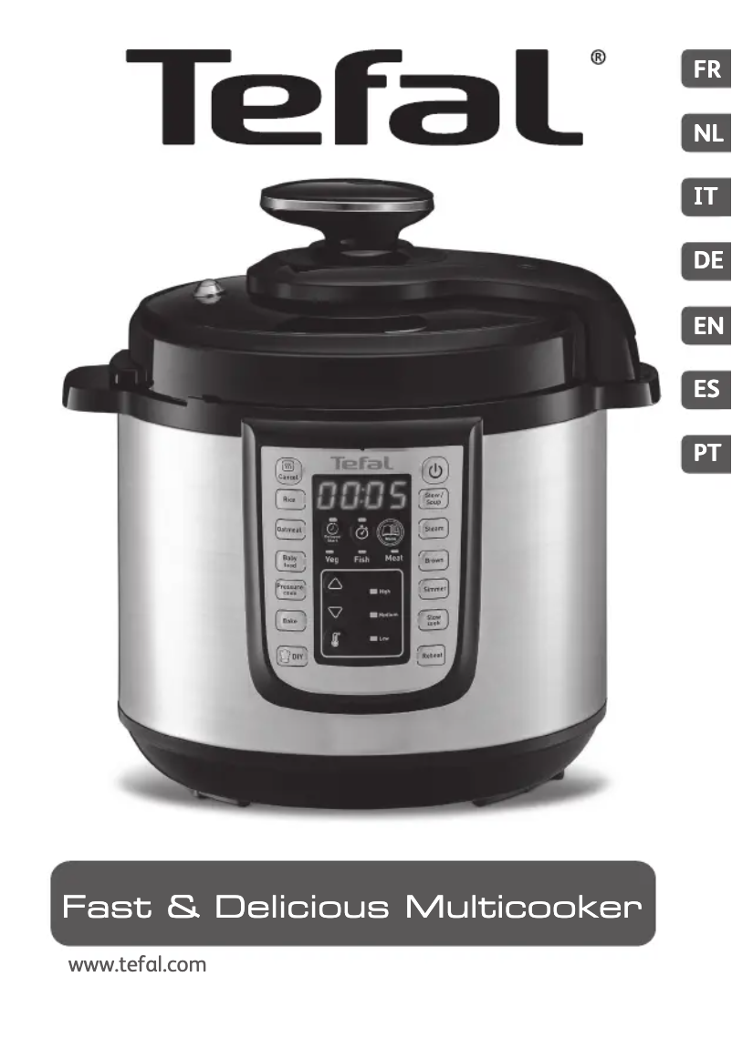 Página 1 del manual Manual de usuario Tefal Fast & Delicious CY505