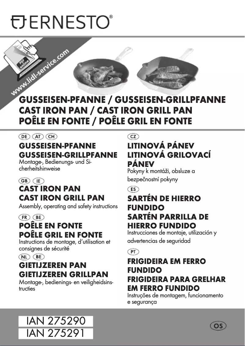 Imagen de la primera página del manual del dispositivo IAN 275290