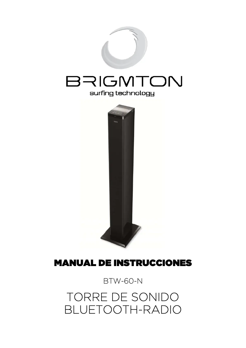 Página 1 del manual Manual de usuario Brigmton BTW-60