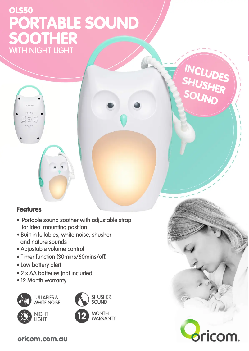 Imagen de la primera página del manual del dispositivo OLS100