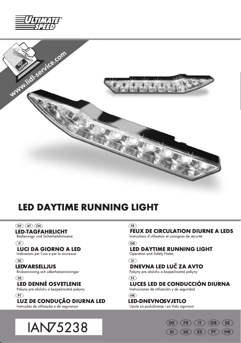 Imagen de la primera página del manual del dispositivo IAN 75238