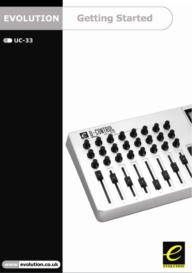 Imagen de la primera página del manual del dispositivo UC-33e=