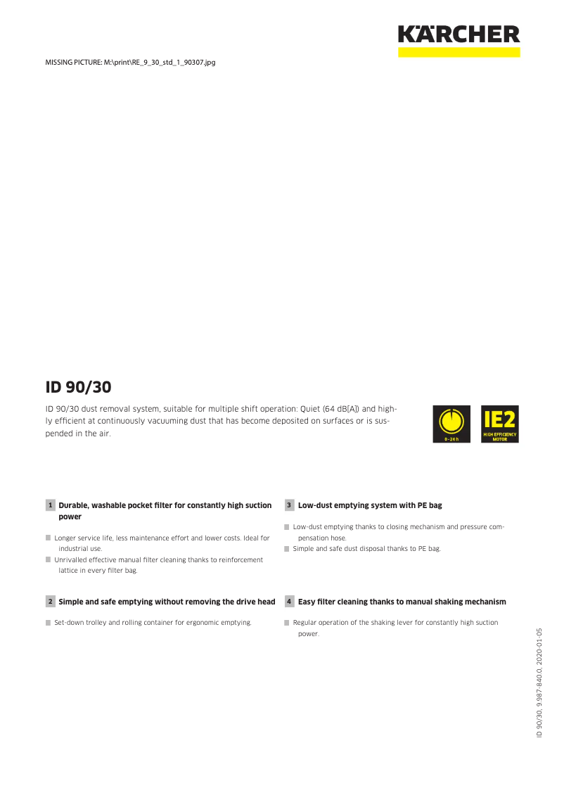 Imagen de la primera página del manual del dispositivo ID 90/30