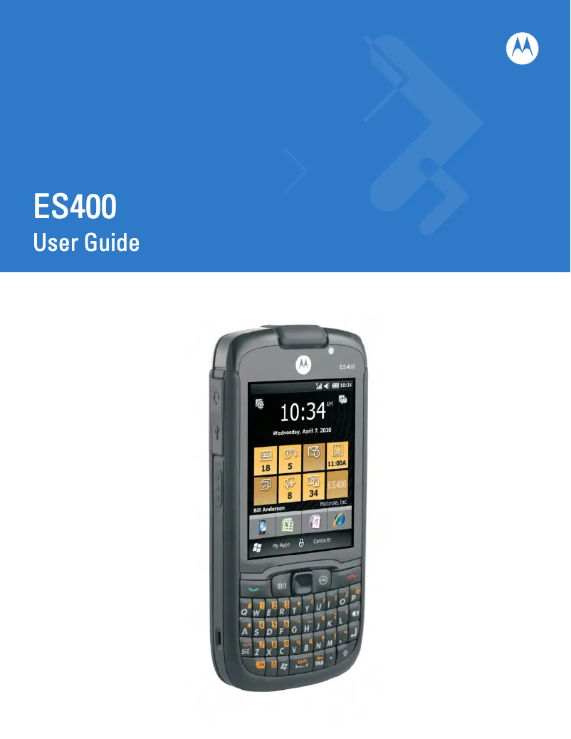 Página 1 del manual Manual de usuario Motorola ES400 Qwerty