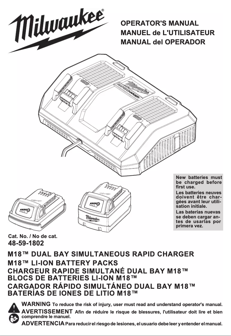 Imagen de la primera página del manual del dispositivo 48-59-1802