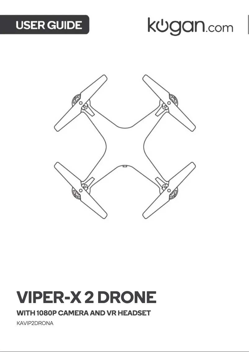 Imagen de la primera página del manual del dispositivo KAVIP2DRONA