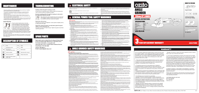 Imagen de la primera página del manual del dispositivo AGL-9100U