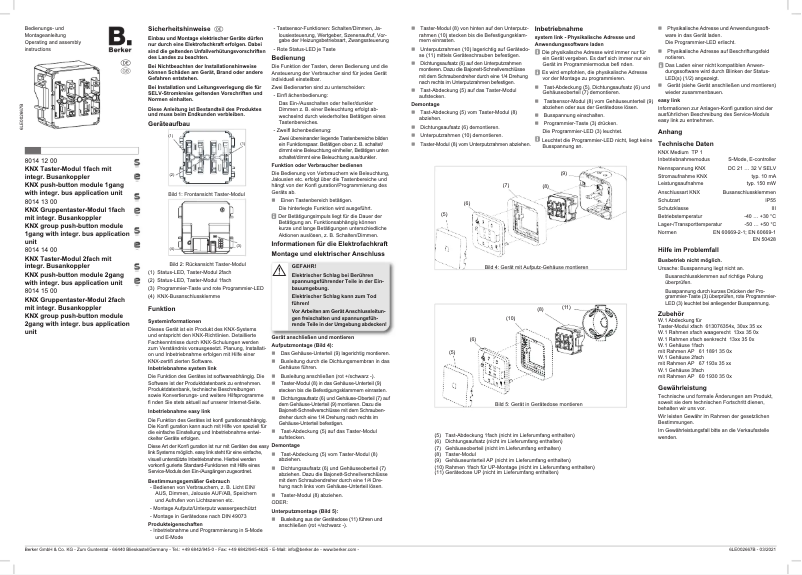 Imagen de la primera página del manual del dispositivo 80141300