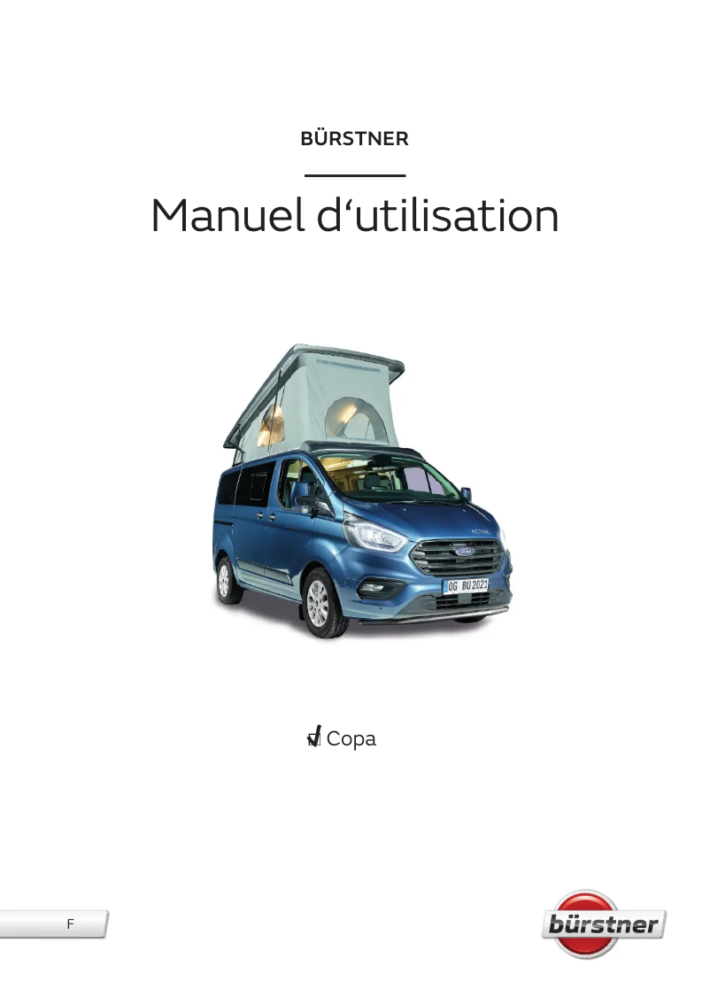 Imagen de la primera página del manual del dispositivo Copa (2021)