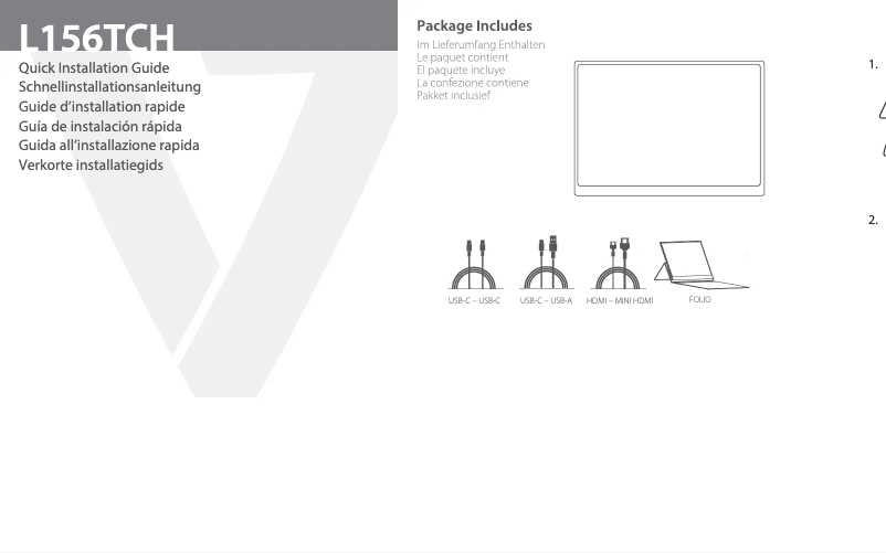 Imagen de la primera página del manual del dispositivo L156TCH