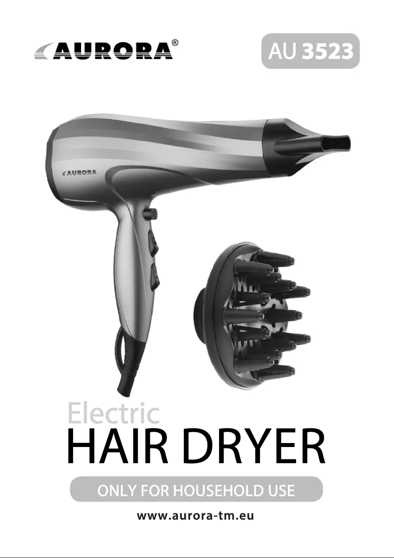 Imagen de la primera página del manual del dispositivo AU 3523