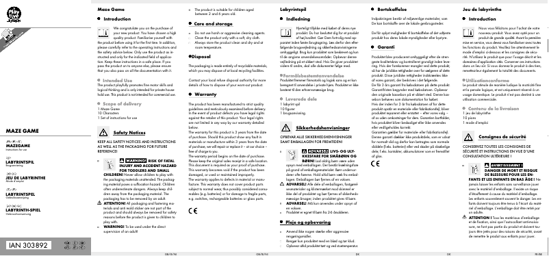 Imagen de la primera página del manual del dispositivo HG04088