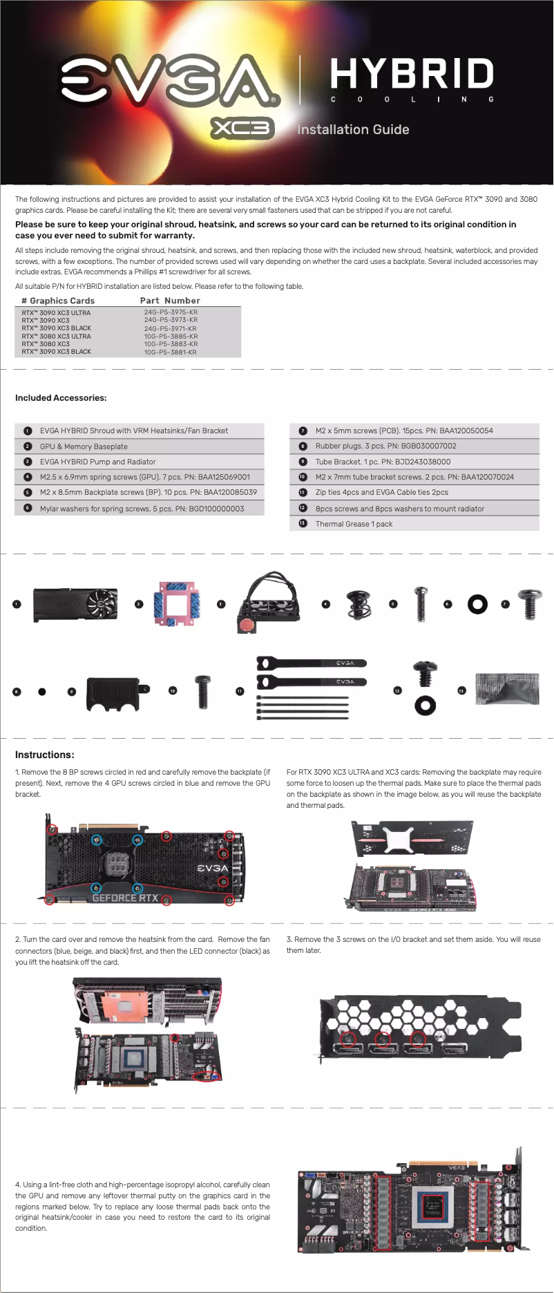 Página 1 del manual Manual de usuario EVGA XC3