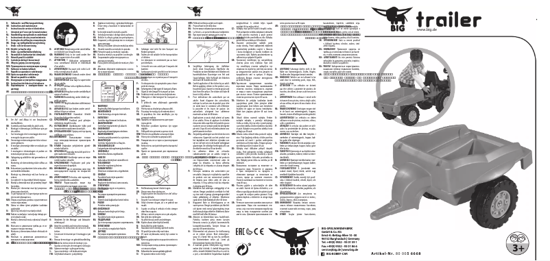 Página 1 del manual Manual de usuario BIG Trailer 