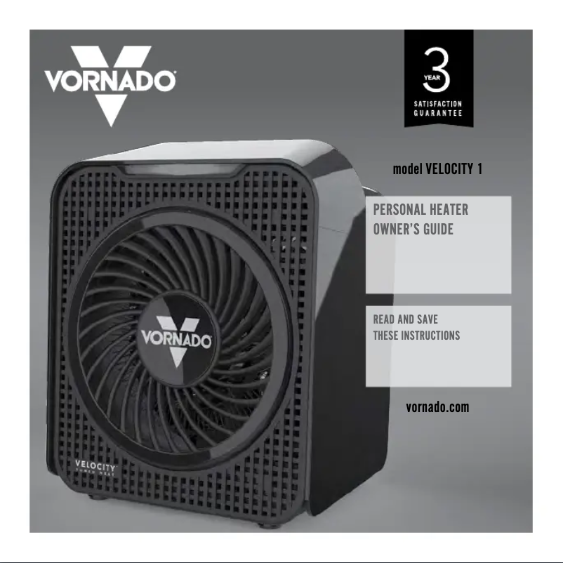 Imagen de la primera página del manual del dispositivo Velocity 1