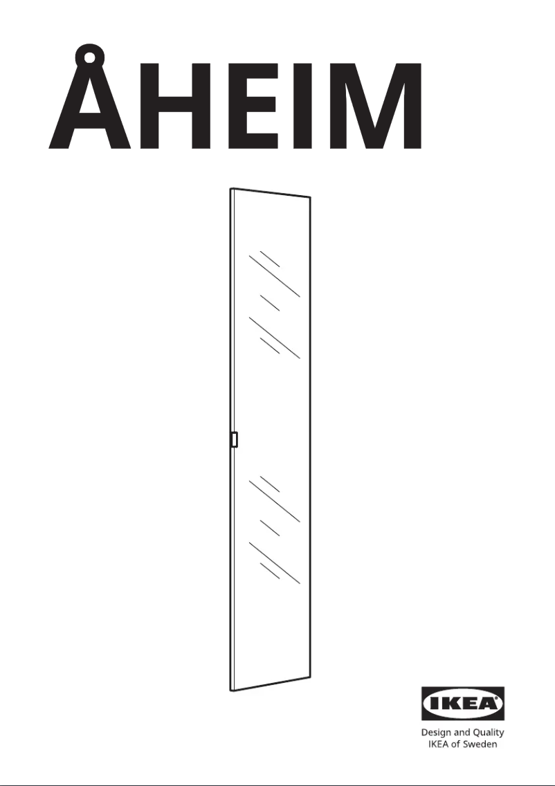 Imagen de la primera página del manual del dispositivo ÅHEIM 804.100.55