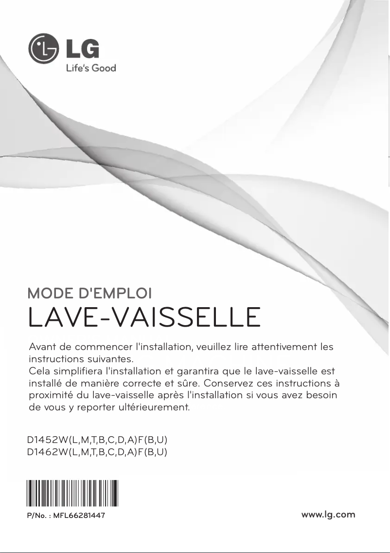 Imagen de la primera página del manual del dispositivo D1452MF