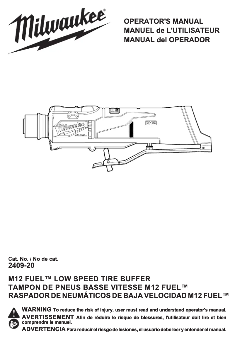 Imagen de la primera página del manual del dispositivo 2409-20