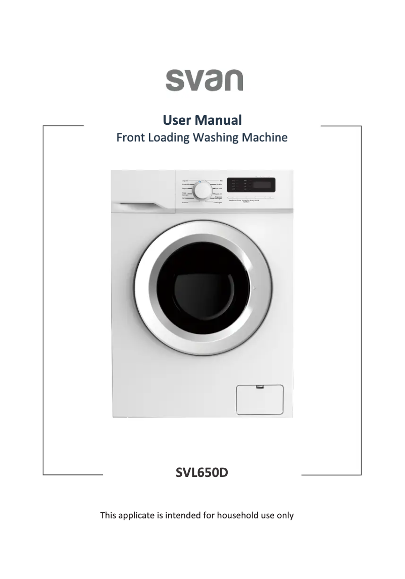 Página 1 del manual Manual de usuario SVAN SVL650D