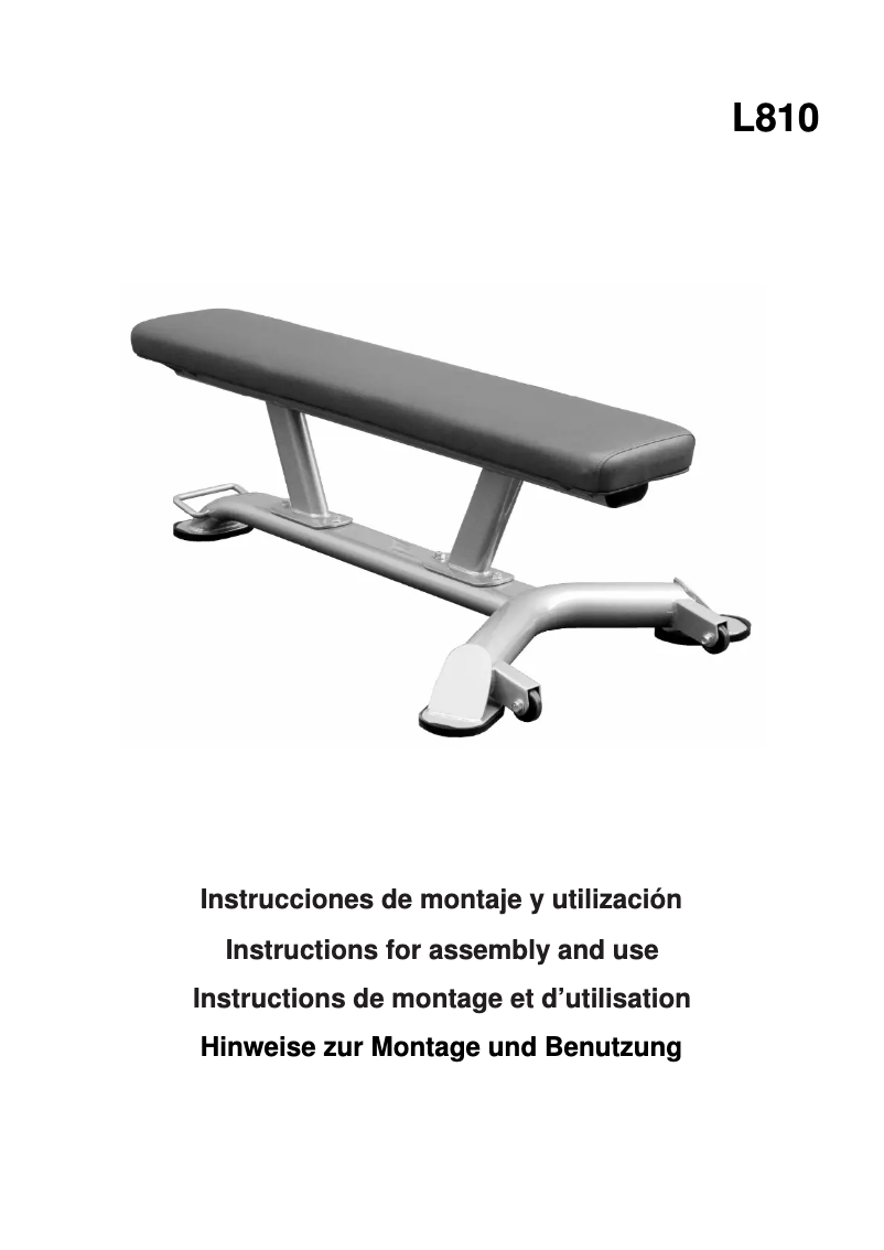 Imagen de la primera página del manual del dispositivo L810