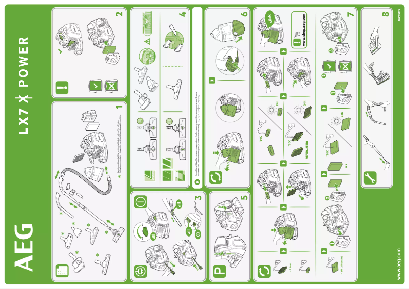 Página 1 del manual Manual de usuario AEG LX7-2-ÖKO