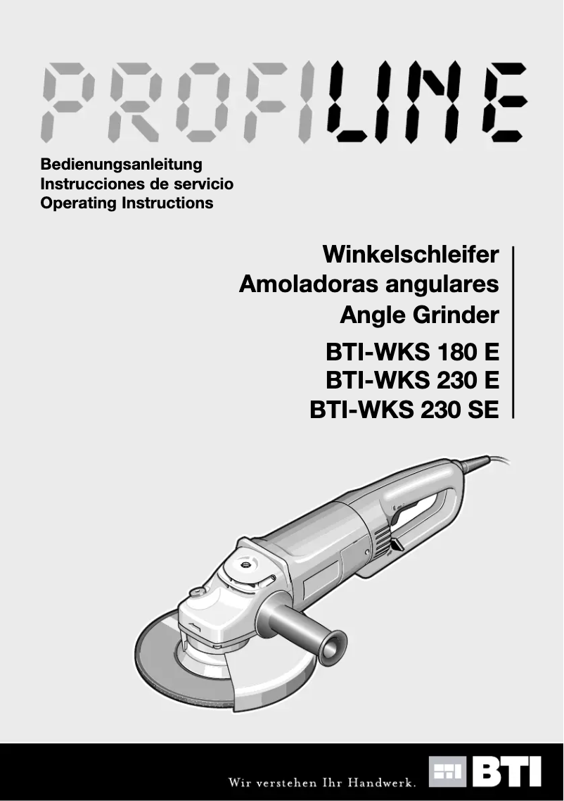 Imagen de la primera página del manual del dispositivo WKS 230 SE