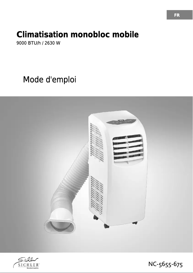 Página 1 del manual Manual de usuario Sichler NC-5655-675