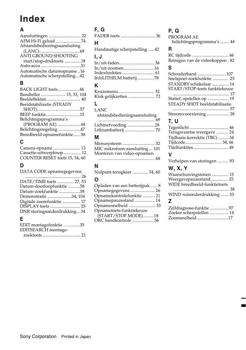 Página 1 del manual Manual de usuario Sony CCD-TR820E