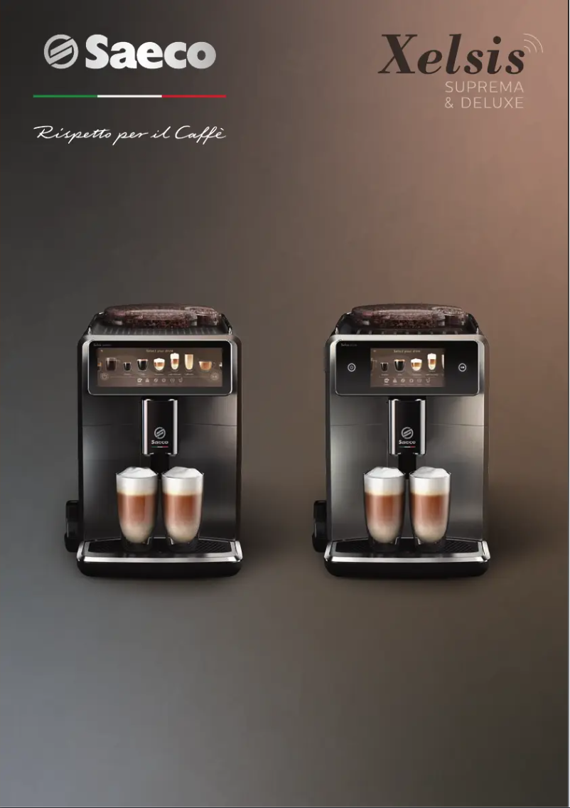 Página 1 del manual Manual de usuario Saeco Xelsis Deluxe SM8782