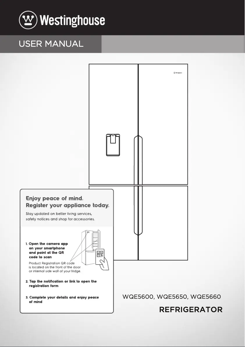 Página 1 del manual Manual de usuario Westinghouse WQE5660